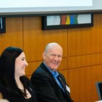 Guests smiling at the event.